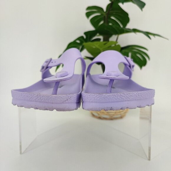 Birkenstock Women's Gizeh Regular Purple Foam Thong Slip On Sandal Size 7 US - Picture 2 of 10
